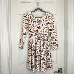 Wild Rich Kids Bluey Christmas Holiday Twirl Dress